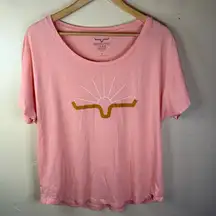 Kimes Ranch Ladies Sunrise‎ Desert Pink SS T-Shirt SUNRISE-PK Size Large