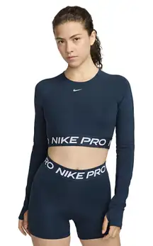 Nike pro women’s long sleeve spandex set