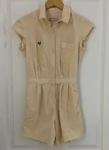 Urban Outfitters Quinn Shortie Knock Out Corduroy Romper