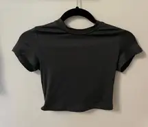 Dark grey Cropped T-Shirt