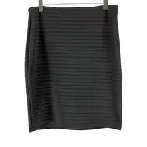 RAINBOW Vintage Y2K Black Pencil Bodycon Lined Skirt