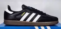 Women's size 7.5 Men's size 6.5 (UK 6) Adidas Samba Black white gum