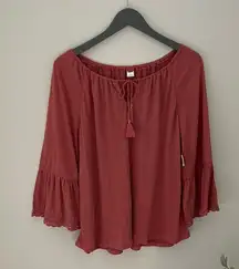 NWT‎ Old Navy Oversized Top. 3/4 bell sleeves. Size Small