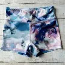 Aeropastale Women’s Floral Watercolor Spandex Volleyball Shorts Juniors Size XS