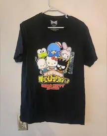 My Hero Academia and hello kitty animie shirt size mens medium