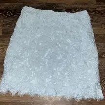 Sugar + L!Ps reversible lace and knit skirt light blue (NWOT) make offers 🫶🏼