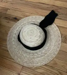 Hat summer vacation beach natural straw raffia round tie neutral prairie rustic handmade Coastal Cottage Western