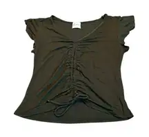 3/$15 LIVI green slightly cropped top