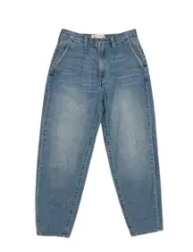 ★ Denim Forum High-Waisted Light Wash Relaxed Fit Jeans ★