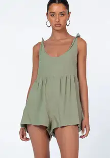 Princess Polly tay romper sage