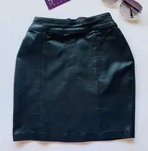 Foreign Exchange Women Mini Black Motto Party Casual Skirt Size‎ S