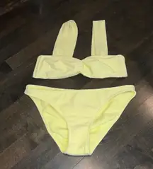 Xhileration Bikini Set Yellow