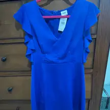 Blue Ruffled Dress