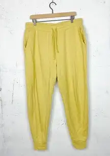 Girlfriend Collective Relaxed Fit Yellow Joggers Size 7 XL/XXL