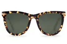 KREWE Zulu polarized 24K Tortoise Sunglasses NEW