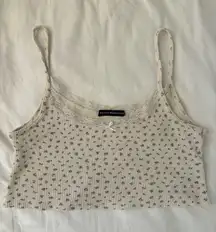 Waffle Knit Brandy Cropped Top