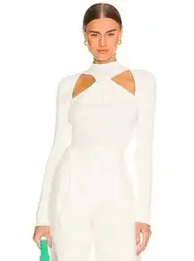 Significant Other Adi Top In Cream And Almond Bind Sz US4