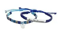 Unwritten Disney Mickey Adjustable Bracelet Duo Set in Blue MSRP $55 NWT