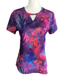 Reel Legends Short Sleeve Top Freeline Medium  Purple Pink Orange