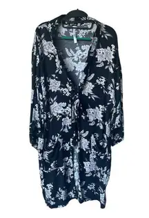 Floral kimono with Pockets OS