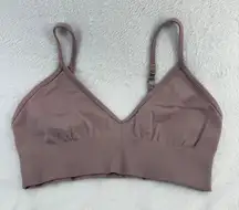 Lululemon‎ Align Tank Top Light Support Ribbed Mauve Bra Size XXS/XS