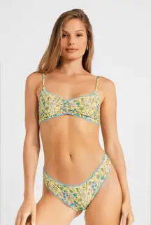 Blackbough Swim Le Jardin bikini set paris top bralette bottoms lace floral