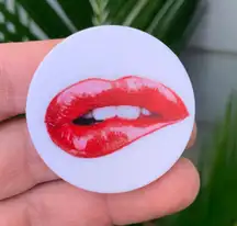ONLY 2  Lips Phone Grip / Badge Holder — JT