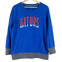 University of Florida Gators Sweatshirt Womens S Blue Crewneck Collegiate Cozy