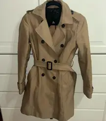 Zara basic belted trench