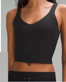 Lululemon Align Women’s Sz 8 Black Light‎ Support A/B Cup Tank Top