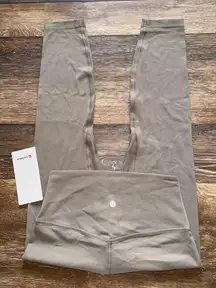 Lululemon Align High Rise 25” No Line, Warm Ash Grey Size 8 NWT