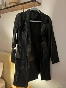 Leather Trench Coat