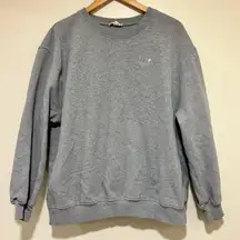 For Love & Lemons Oversized Gray Crewneck Fleece Lined Sweatshirt - Size Medium