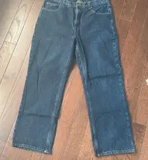 RedHead Men's Straight Leg Jeans Denim Mid Rise Dark Wash‎ Blue Size 34x30