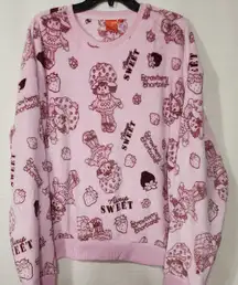 Strawberry shortcake fleece sweatshirt women's size XL