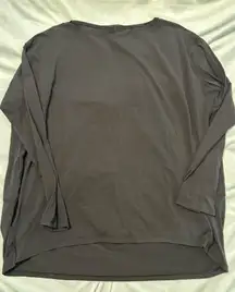 Lululemon back in action long sleeve shirt size 8-10