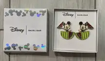 Disney x BaubleBar Mickey Mouse Watermelon Dangle Earrings