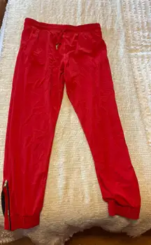 Red Joggers Zipper Zyia Active Everywhere