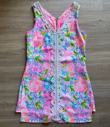 Beautiful Classic Print Lily Pulitzer Mini Dress with Shorts