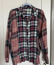Stradivarius Multicolor Plaid Shirt