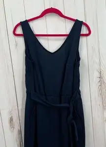 Liz Claiborne Women’s Large Navy Blue Stretchy Jumpsuit