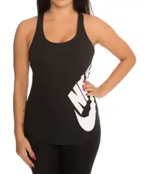 🖤Nike Futura Black and White Logo Racer Back Tank Top