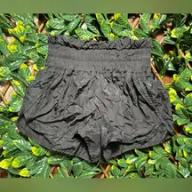 Free People Movement Black High Rise Workout Shorts Size Medium