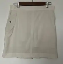 Athleta Vienna Cargo Skort Off White Cream Women’s Size 12 Golf Athleisure