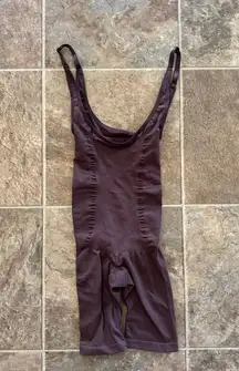 Skims Seamless Sculpt Mid Thigh Bodysuit Cocoa Size XXS/XS