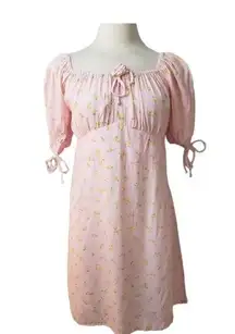 Faithfull the Brand Anthropologie Faithful the brand Thea mini dress Luda floral pink