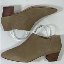 J. Crew Low Cut Chelsea Suede Ankle Boots