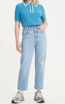 Levi's Women's Ribcage Straight Ankle Jeans - Samba Done