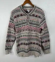 Vintage Northern Reflections Wool Grandpacore Sweater Size Small