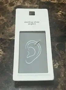 Sterling Silver Argent cartilage helix earring